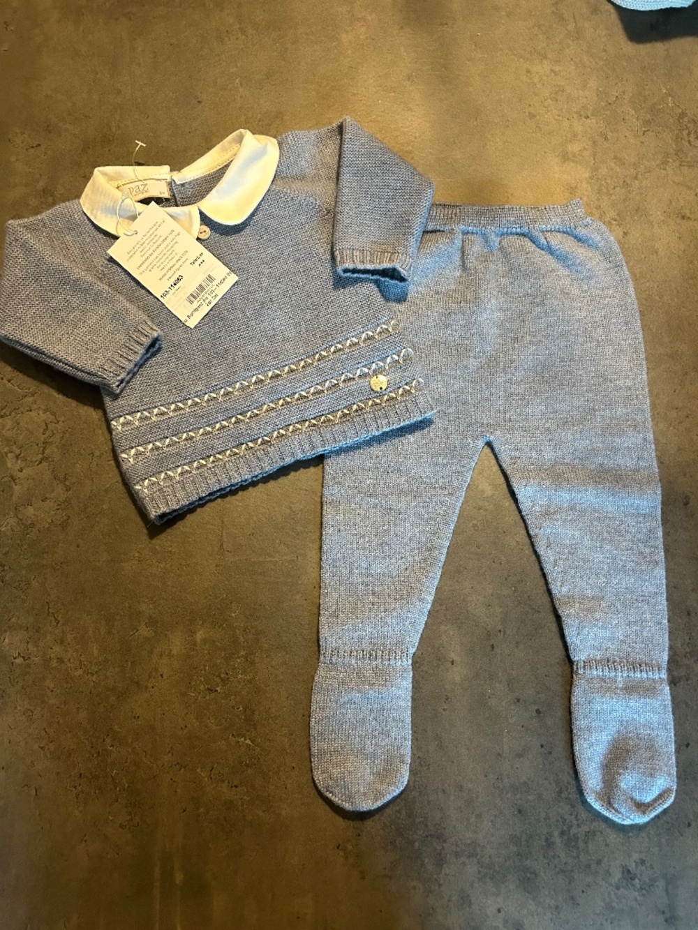 PAZ RODRÍGUEZ Knitted Sweater & Leggings in Wool